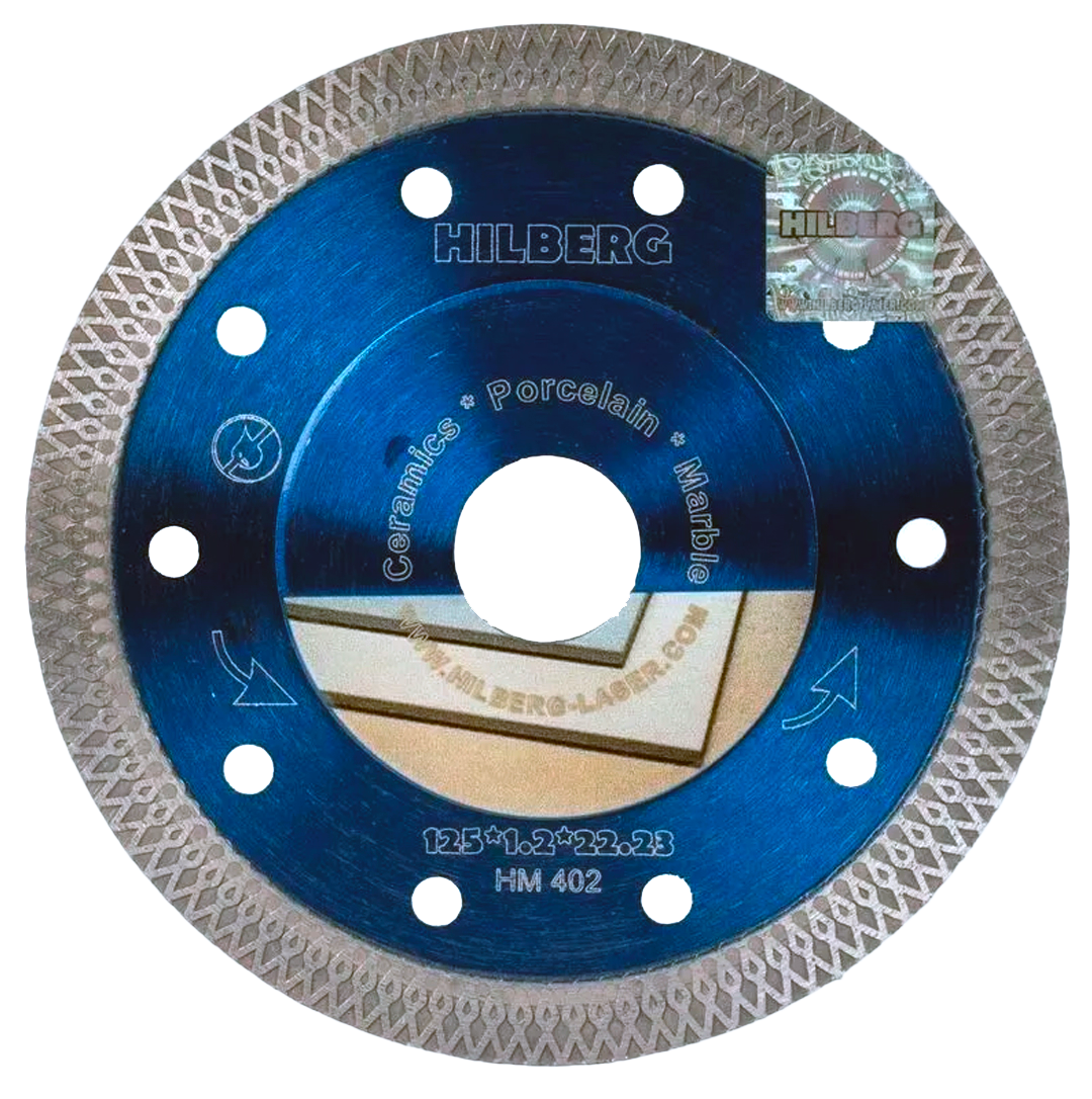 Алмазный диск Hilberg Hard Materials X-type 125 × 22,23 мм, HM402 — диск, дополнительный ракурс