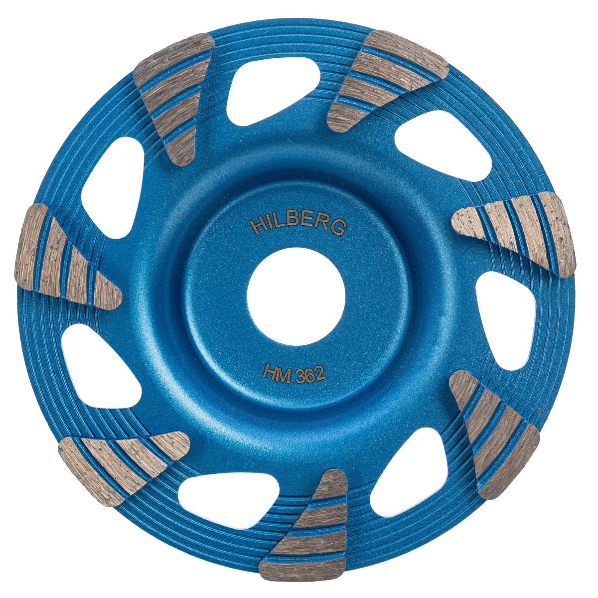 Алмазная чашка Hilberg Typhoon Cup 125 мм, 22,23 мм, зерно 45–60, HM362 — вид товара