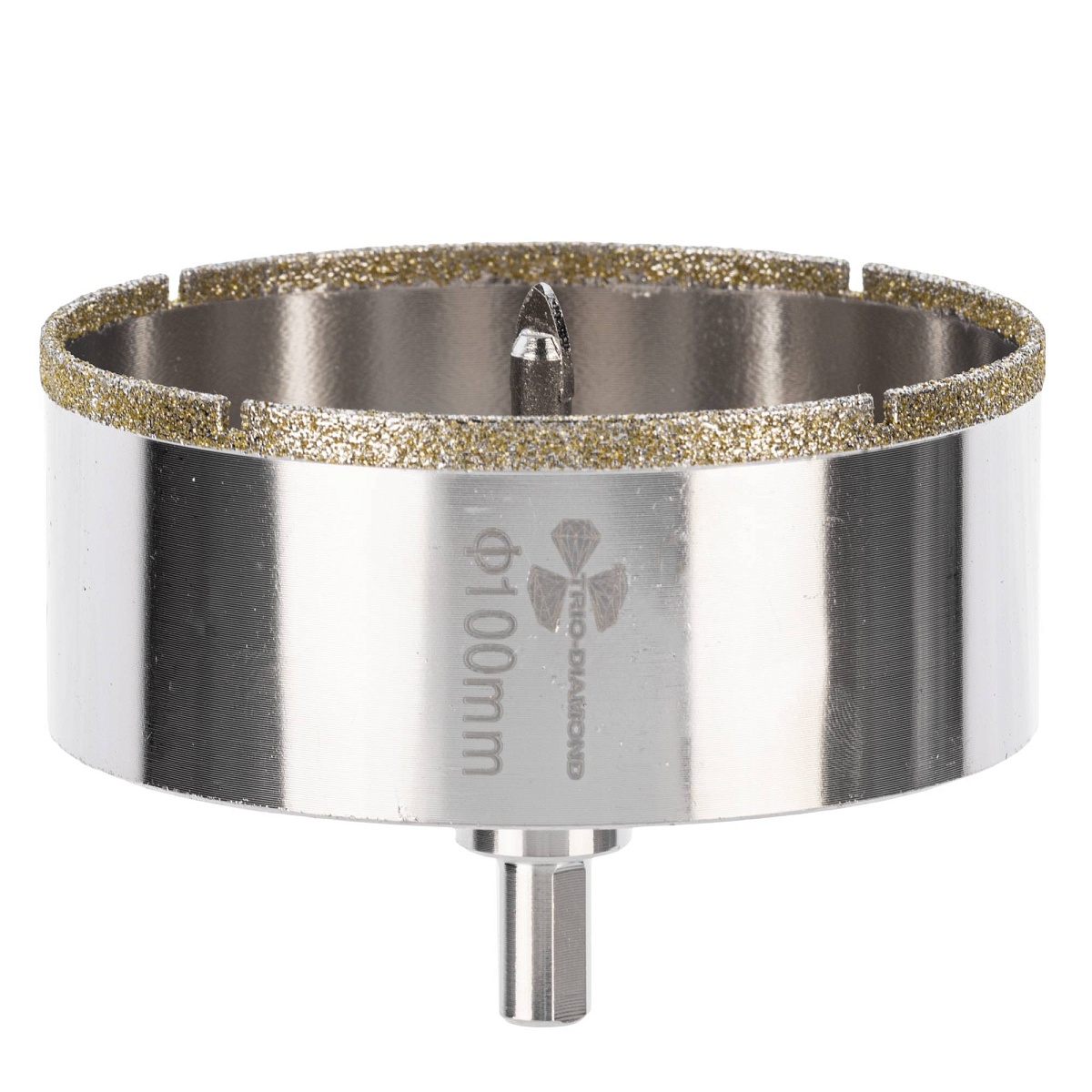 Trio-Diamond 400100, 100 мм — коронка крупным планом