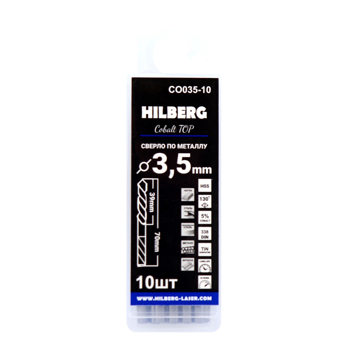 Hilberg CO035-10 — упаковка и маркировка