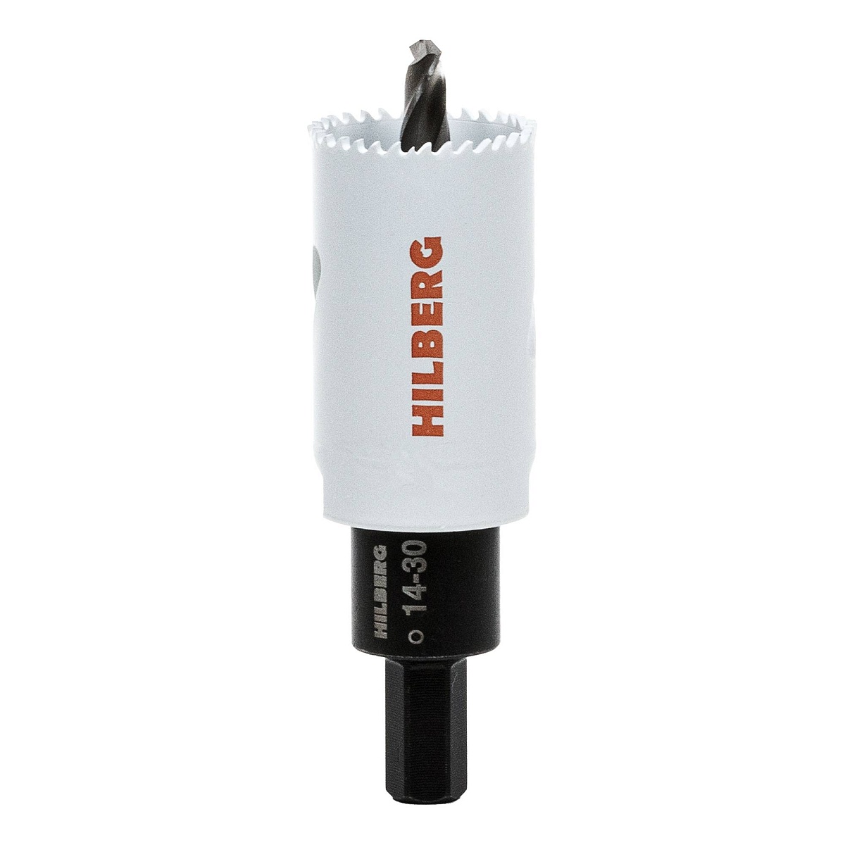 Hilberg CMA030 — держатель с коронкой — пример сборки, коронка отдельно